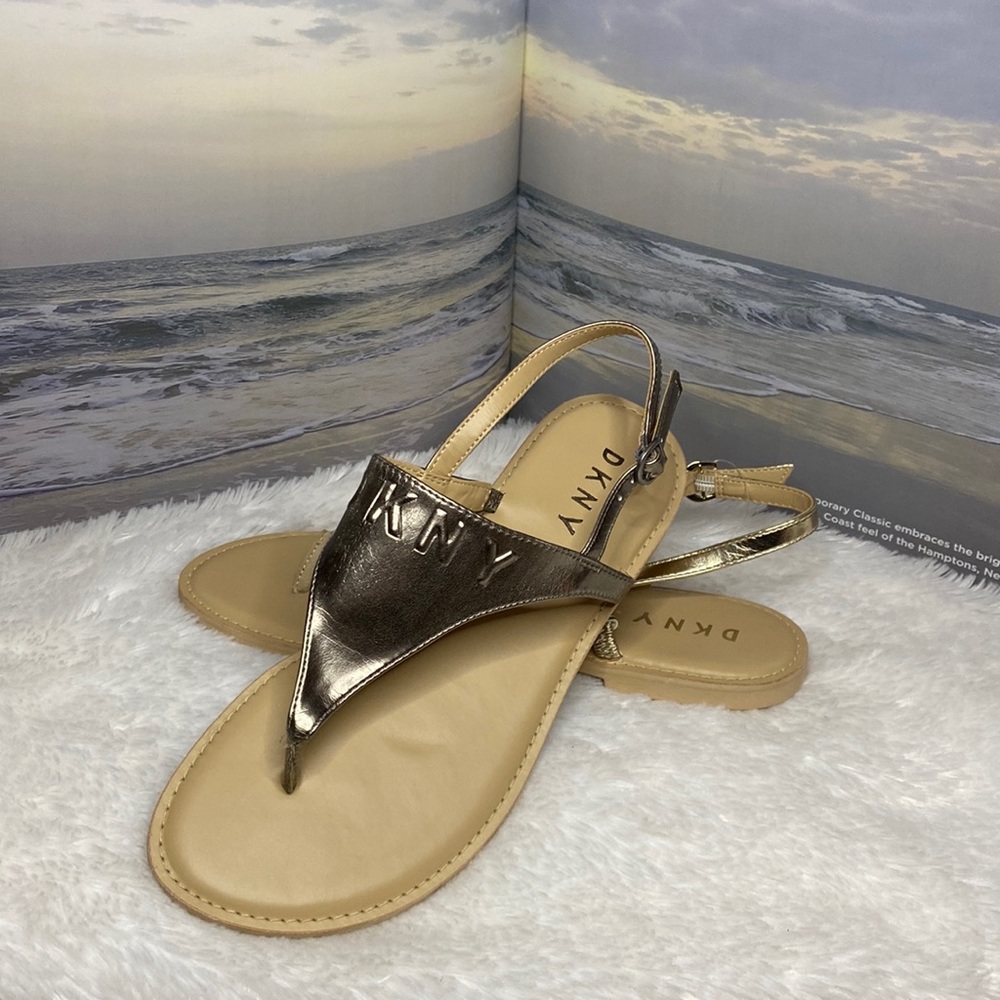 DKNY Gold Sandals
